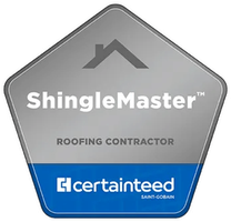 CertainTeed ShingleMaster roofing contractor badge